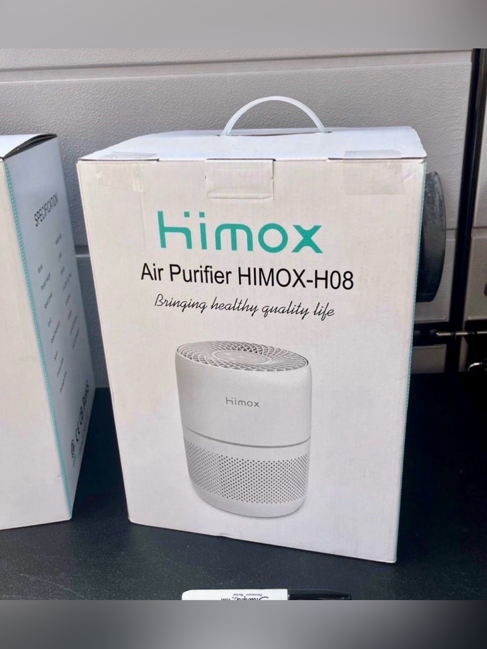 HIMOX Air Purifier H13 True HEPA Remove 99.97% Smoke Pet Dander H08 - White•
Ret